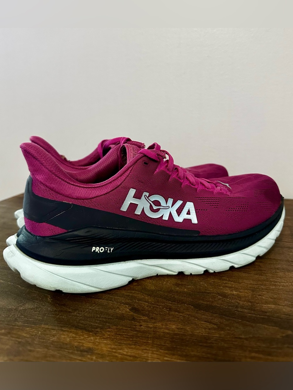 HOKA One One Mach 4 Women's Size 10 B Pink Running Sneakers
